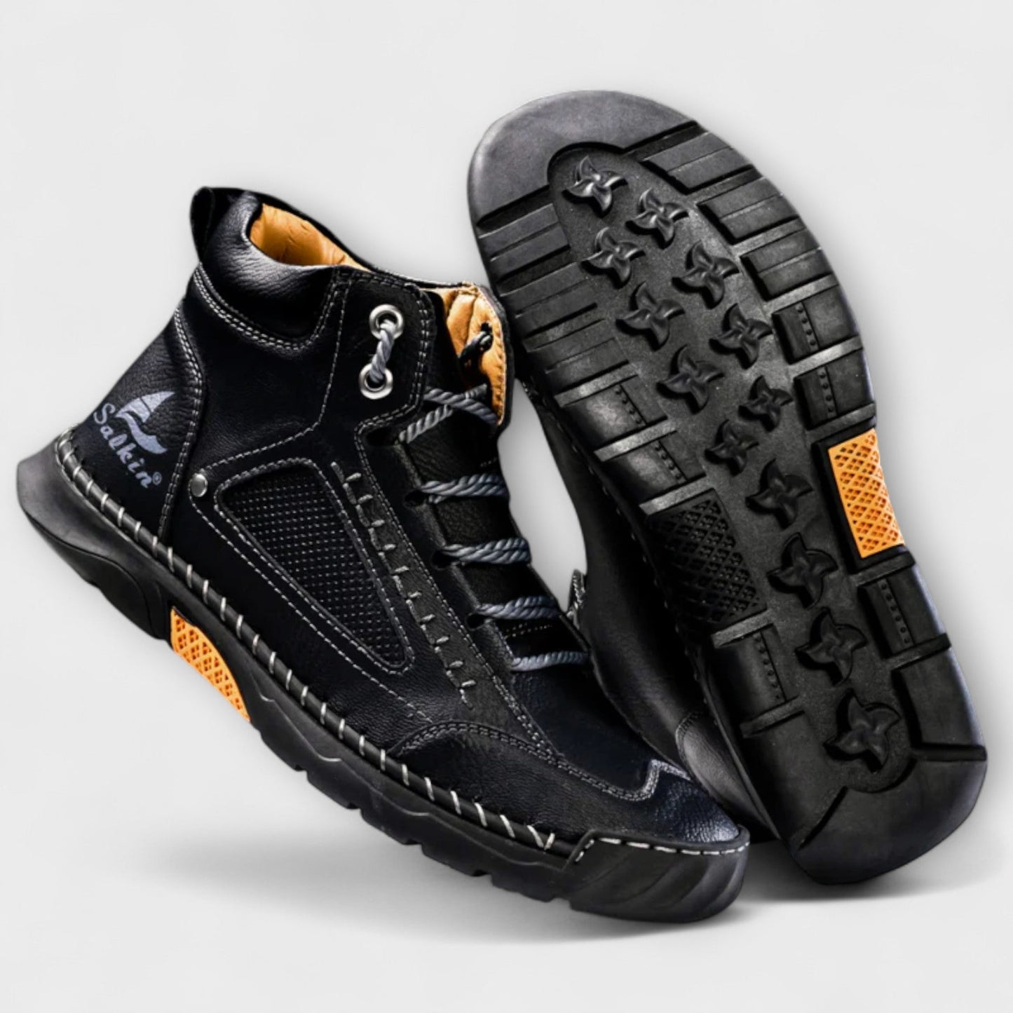 Herren Schuhe Leder wasserdicht atmungsaktiv rutschfest gepolstert leicht elegant Alltag