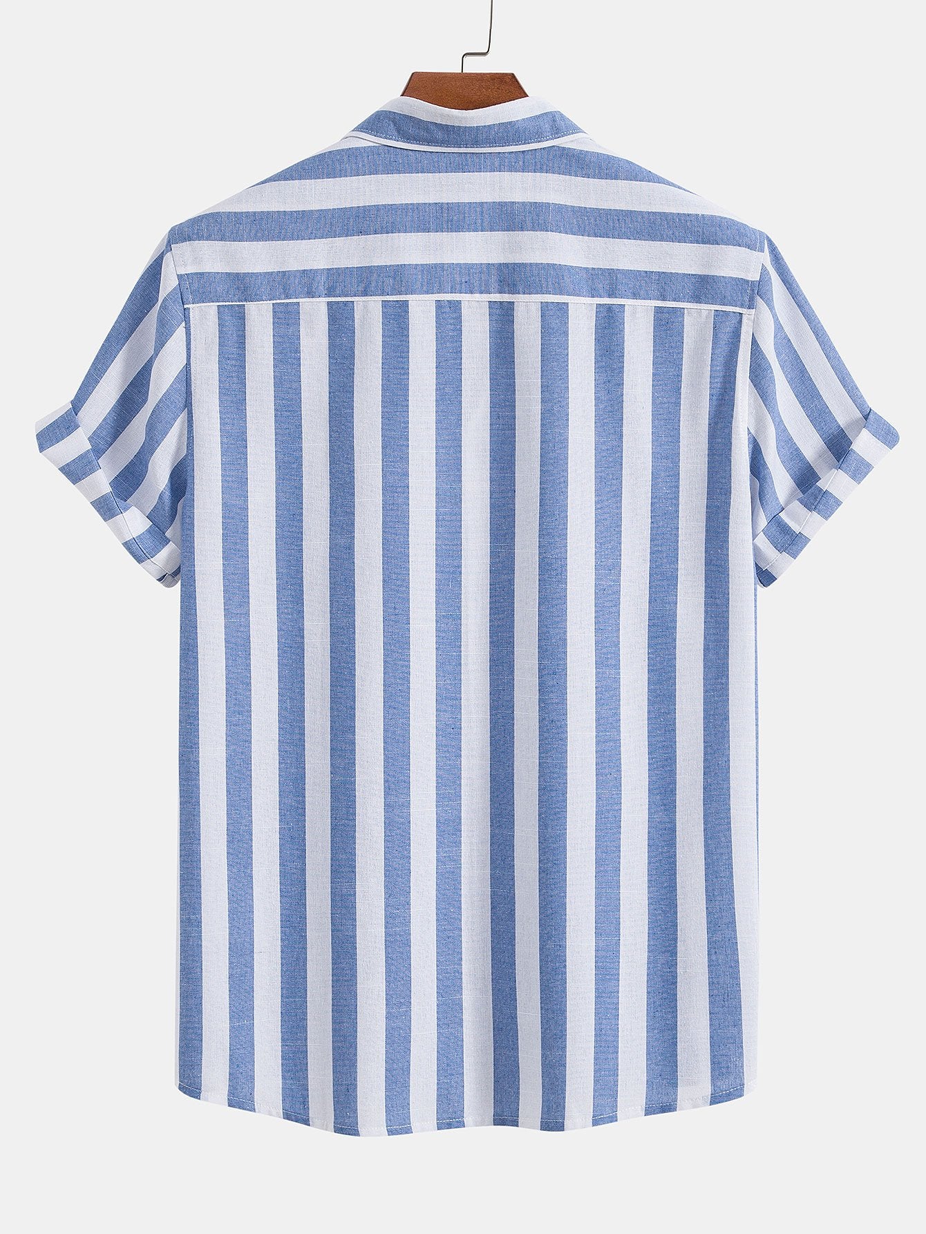 Herren Leinenhemd und Leinenhose Set Sommer Zweiteiler Freizeitanzug atmungsaktiv