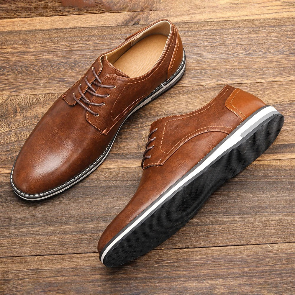 Herren Lederschuhe elegant klassisch bequem gepolstert Business formell Smart Casual