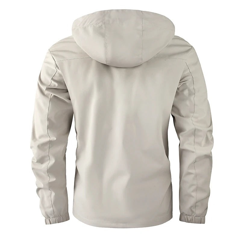 Herren Winterjacke Regular Fit Warm Wetterfest Elegant Outdoor Stadt Berge Komfort Winter