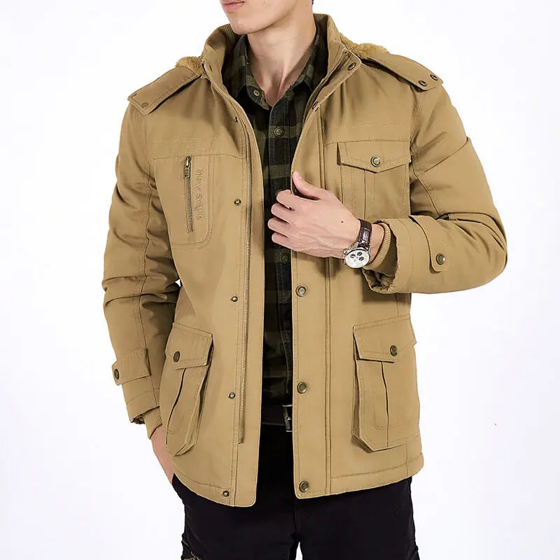 Herren Bomberjacke Regular Fit Gepolstert Leicht Warm Klassisch Alltag Business Casual Übergang