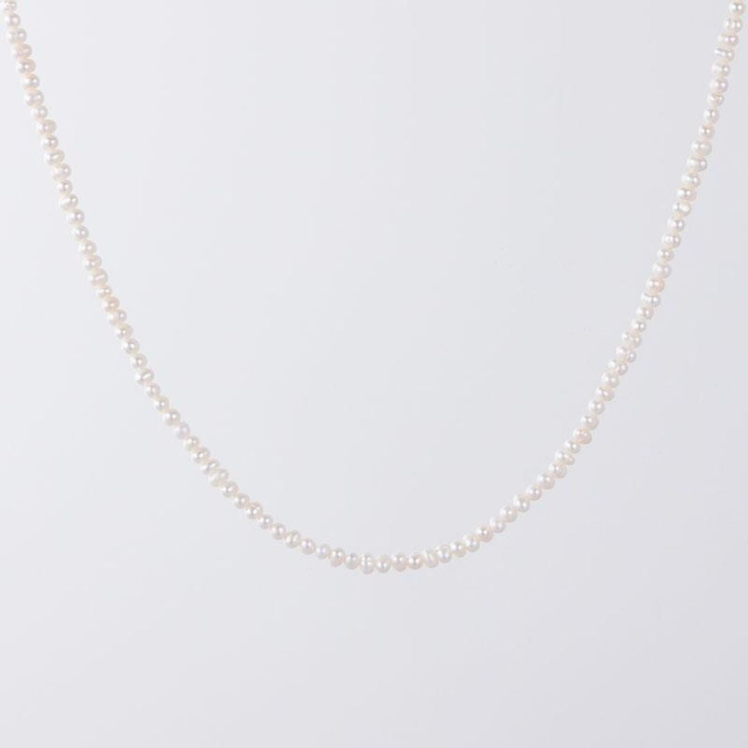 Damen Perlen Choker mit Süßwasserperlen Gold Edelstahl 18K PVD Verstellbare Halskette