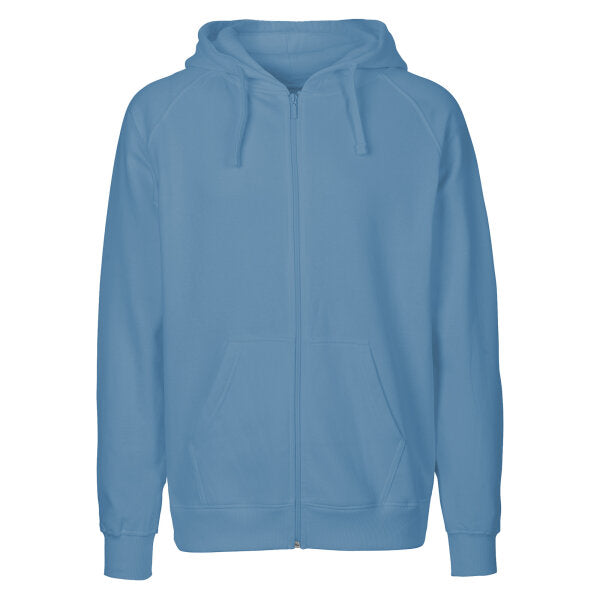 Herren Kapuzen Sweatjacke Bio-Baumwolle Reißverschluss bequeme warme normale Passform