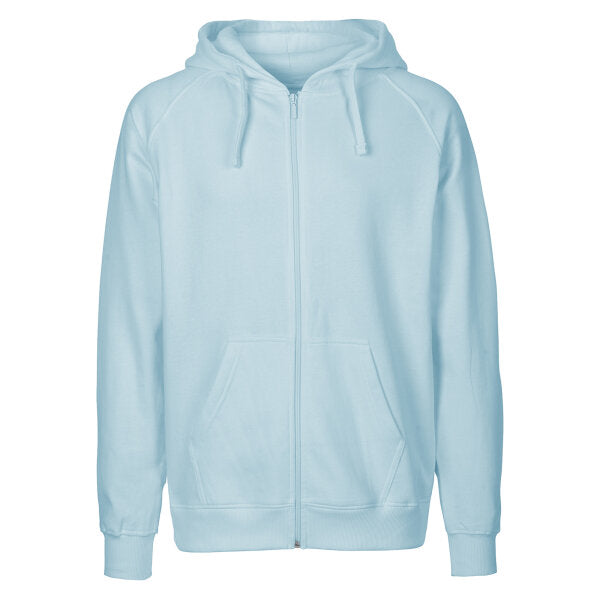 Herren Kapuzen Sweatjacke Bio-Baumwolle Reißverschluss bequeme warme normale Passform