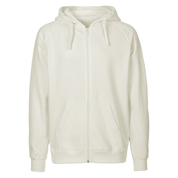 Herren Kapuzen Sweatjacke Bio-Baumwolle Reißverschluss bequeme warme normale Passform