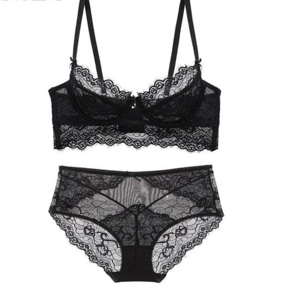 Damen Unterwäsche Set High Waist Panty BH figurformend elastisch bequem