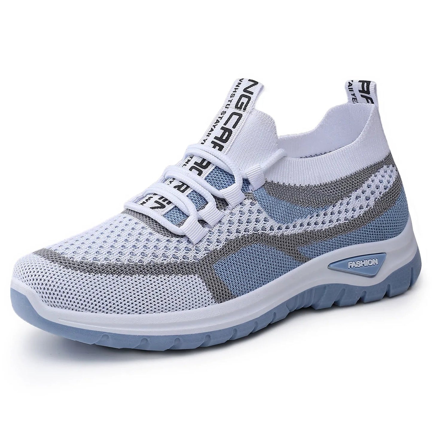 Damen Sneakers Schnürung rutschfest atmungsaktiv leicht bequem