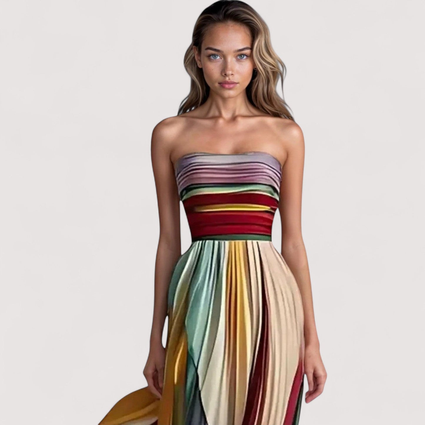 Damen Kleid – Farbenfroh, Ärmellos & Leicht