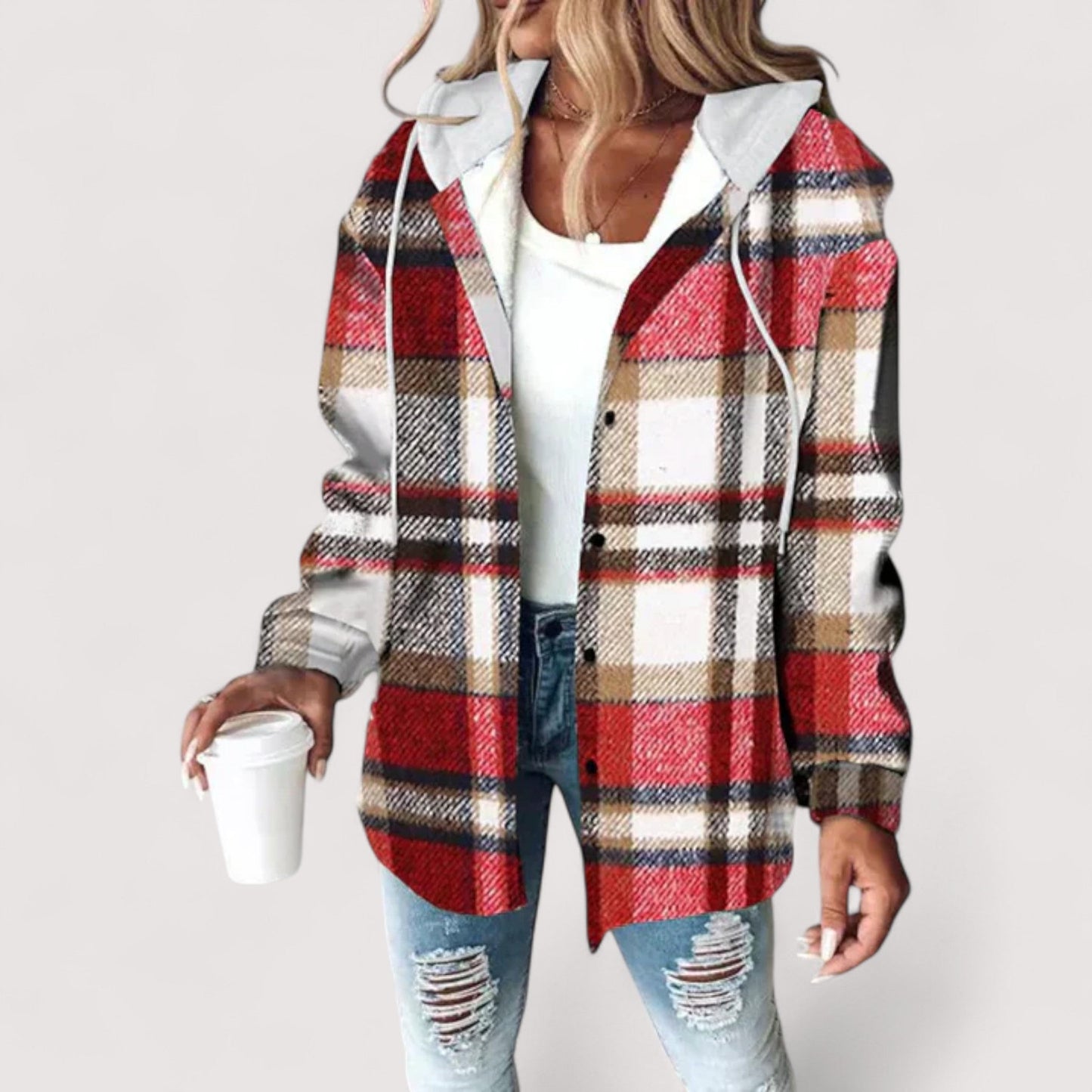 Damen Winterjacke Warm Winddicht Regular Fit Leicht Tailliert Übergangs- &amp; Winterjacke Elegant