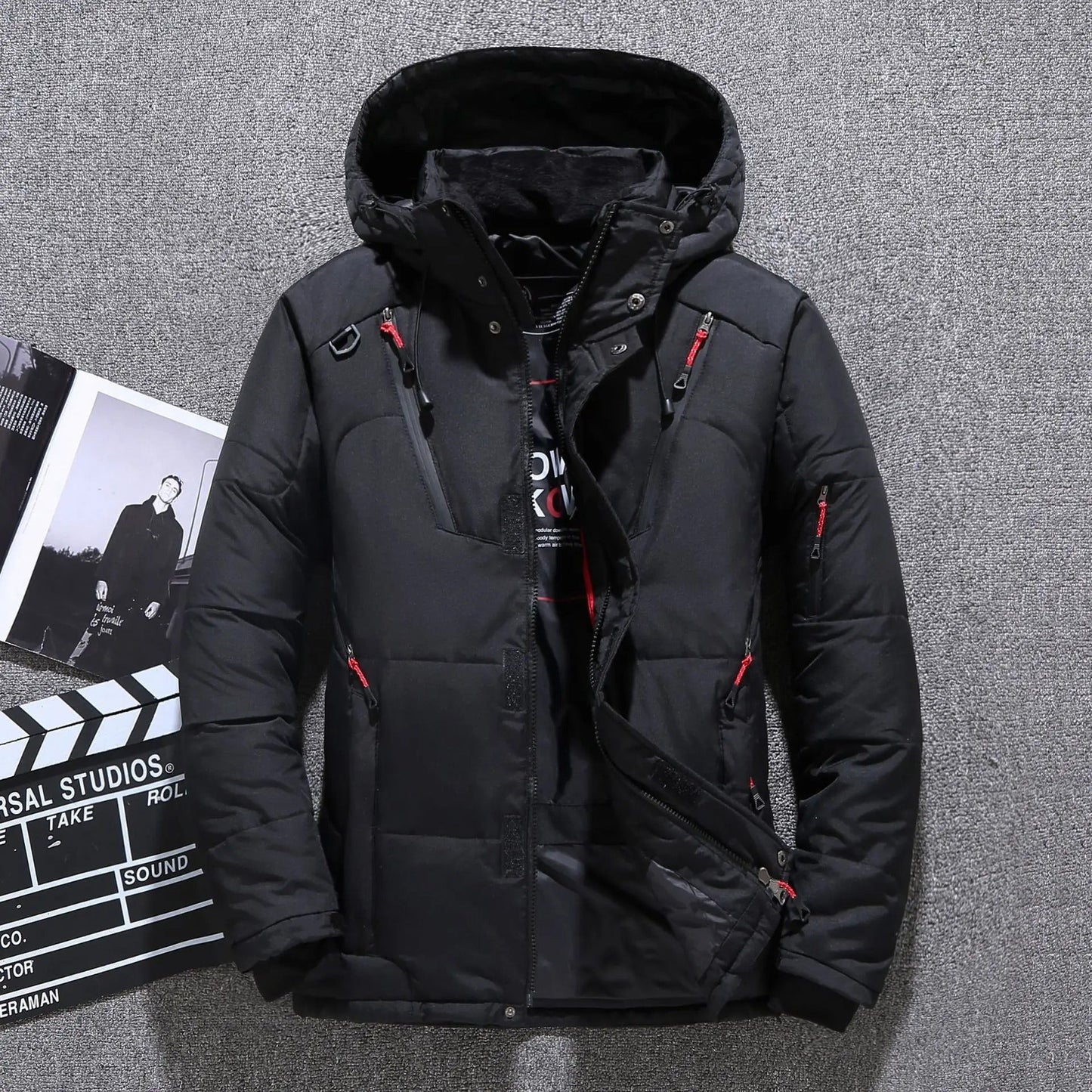 Herren Steppjacke Regular Fit Leicht Warm Atmungsaktiv Übergangsjacke Freizeit Winter