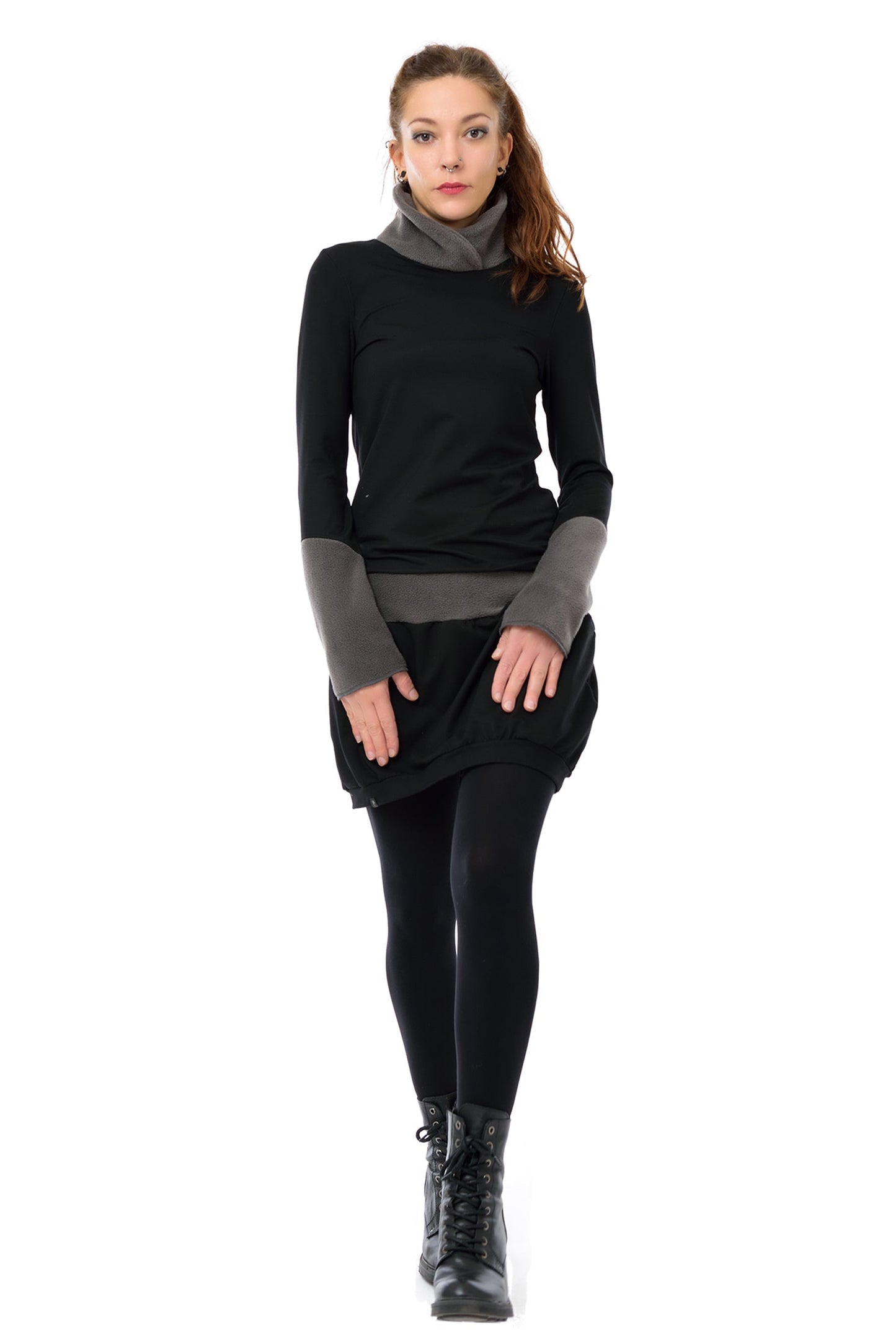 Krisa | Winterkleid Fleece Kragen