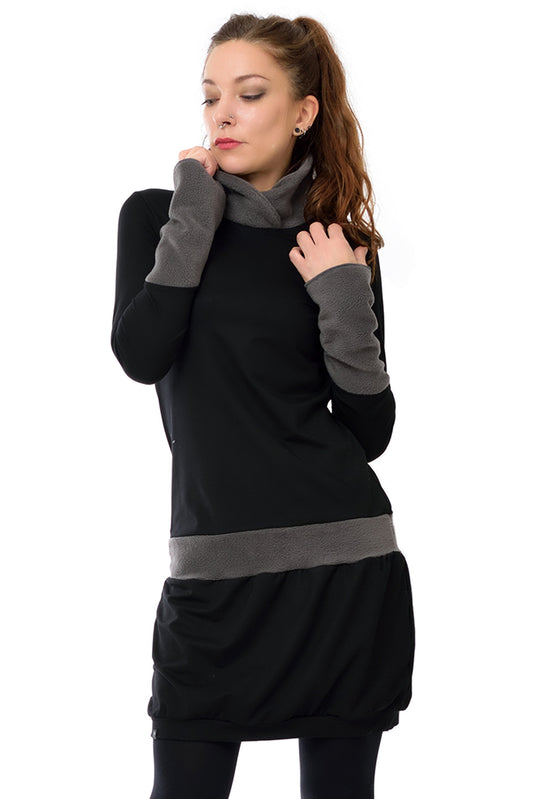 Krisa | Winterkleid Fleece Kragen